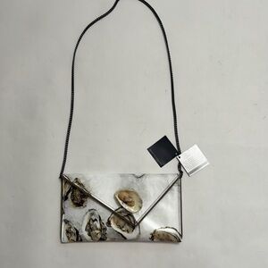 NWT & dust-bag KENT STETSON Oyster clutch/purse
